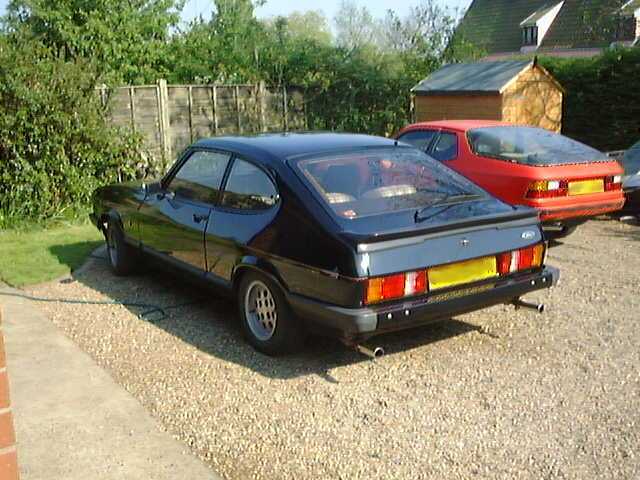 Ford Capri 2.8injection 1981 in black fully restored